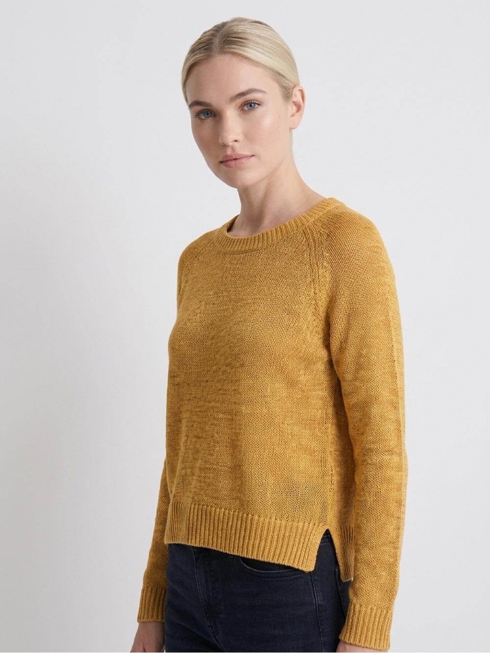 DIVIDED NWOT Long Sleeve Sweater Gold Sz M